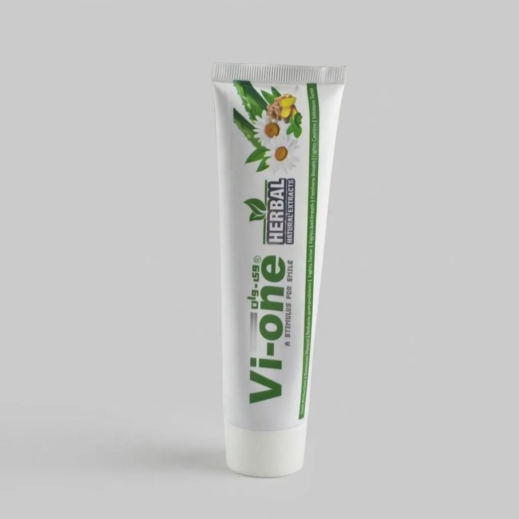 خمیر دندان وی وان گیاهی مدل Natural Herbal حجم 130 میلی لیتر