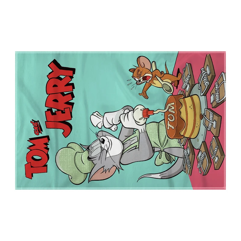 کاغذ کادو ترمه طراحان ایده مدل پترن کارتونی، تام و جری کد strm0988