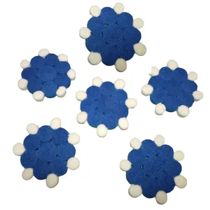 زیر لیوانی مدل گل مجموعه 6 عددی