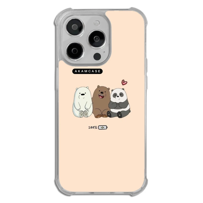 کاور آکام مدل AMCWTA14PRO-BARE BEAR13 مناسب برای گوشی موبایل اپل iPhone 14 Pro