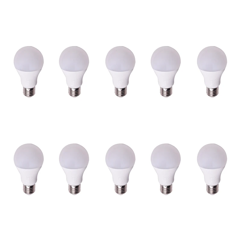 لامپ ال ای دی 10 وات آرش مدل E27 بسته 10 عددی