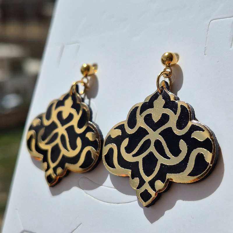 گوشواره زنانه میخی مدل اصالت
