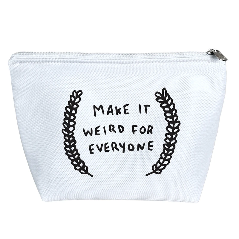 کیف لوازم آرایش دخترانه خندالو مدل Make It Weird For Everyone کد 6613