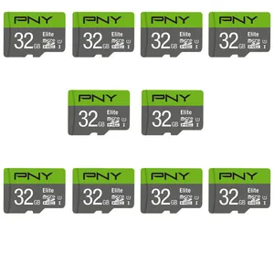 کارت حافظه microSDXC پی ان وای مدل Elite کلاس 10 استاندارد UHS-I سرعت 100MBps ظرفیت 32 گیگابایت