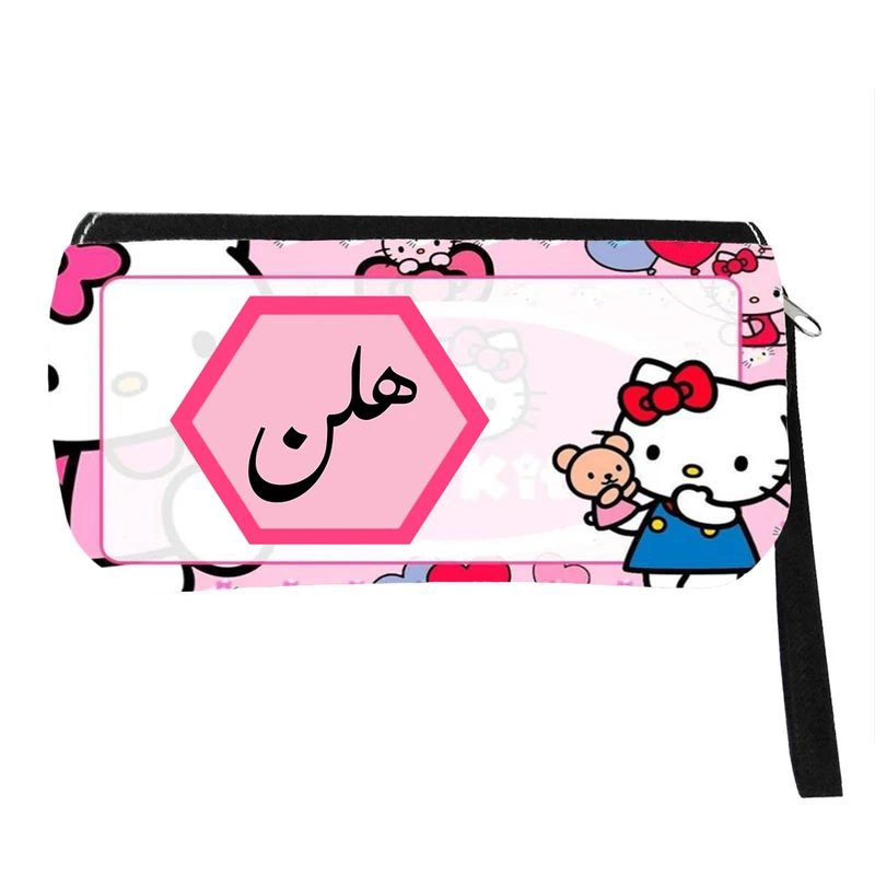 جامدادی پاد آفرین مدل فانتزی طرح کارتونی کیتی دخترانه اسم هلن کد p513