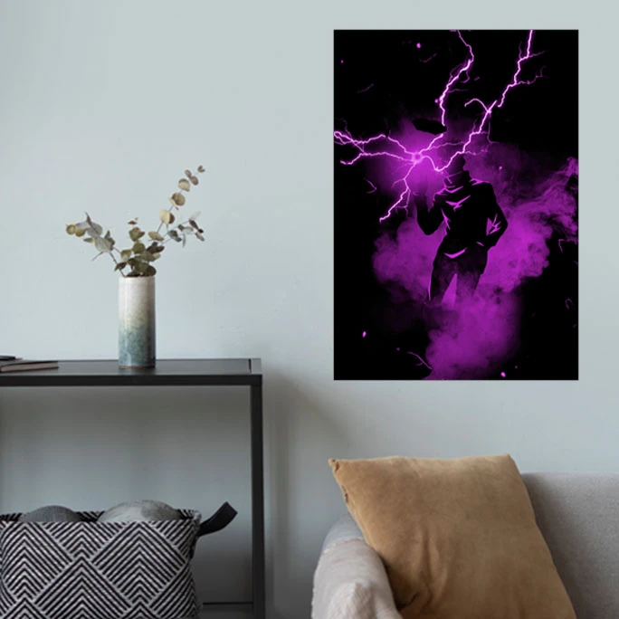 پوستر گوفی مدل گوجو ساتورو انیمه جوجوتسو کایسن طرح Gojo Satoru Jujutsu Kaisen Anime JJK کد BLK25