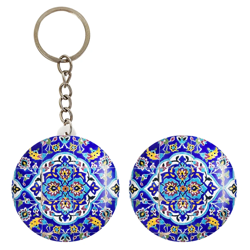 پیکسل خندالو مدل کاشی کد 2162 به همراه جاکلیدی