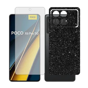 Glass Together model transparent Screen Protector Suitable for Xiaomi Poco X6 Pro Mobile Phone with Back cover sticker