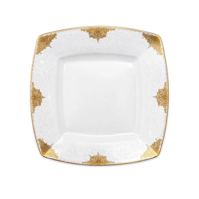 پیش دستی شرکت صنایع چینی تقدیس طرح مربع مدل دلاریس بسته 6عددی