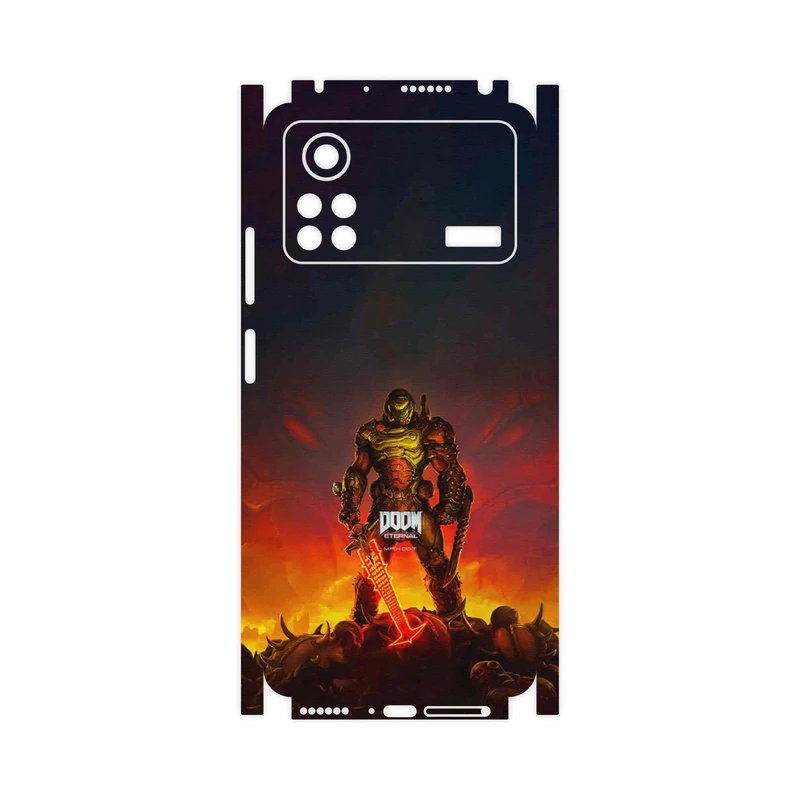برچسب پوششی ماهوت مدل DOOM Game Series-FullSkin مناسب برای گوشی موبایل شیائومی Poco X4 Pro 5G