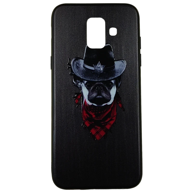 کاور فشن مدل dog44 مناسب برای گوشی موبایل سامسونگ Galaxy A6 / A6 2018