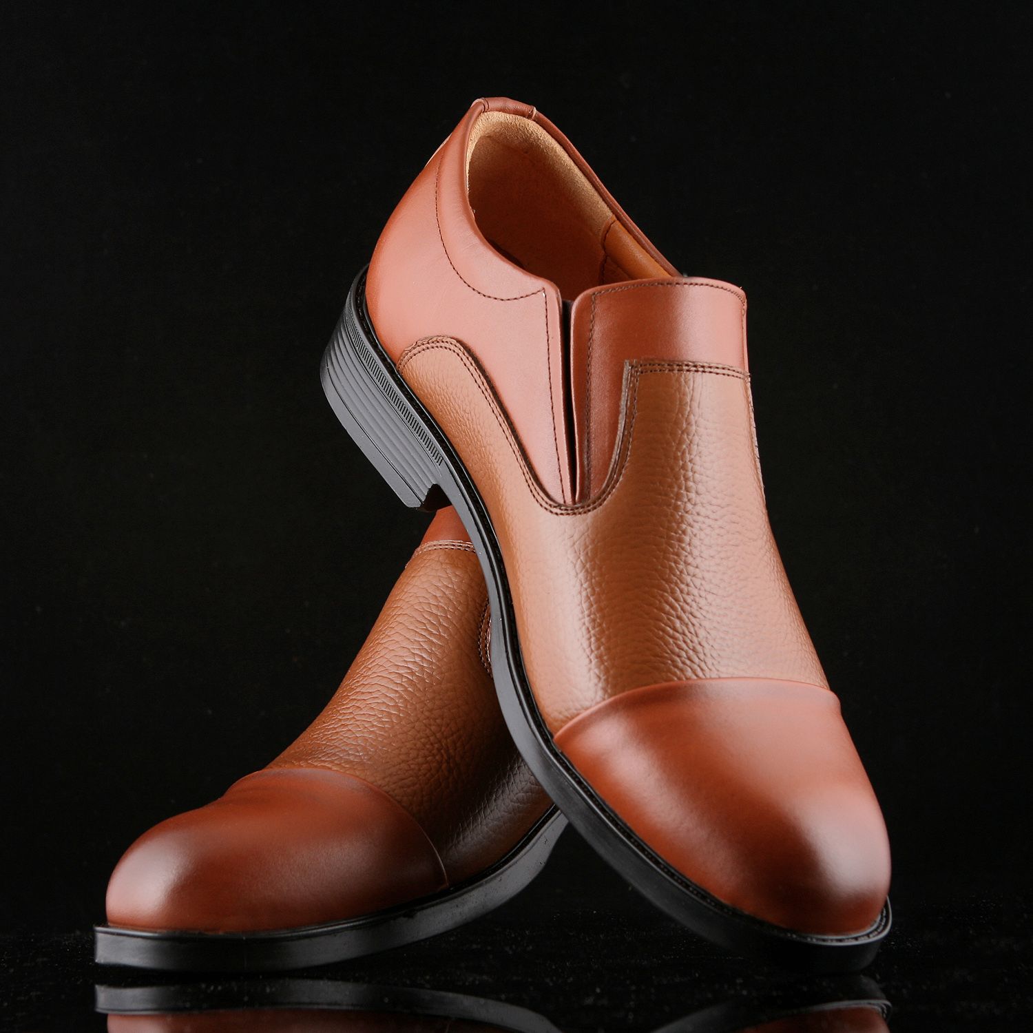 کفش مردانه چرم یلسان مدل برسام کد ASL-BRS-525-GSGF -  - 6
