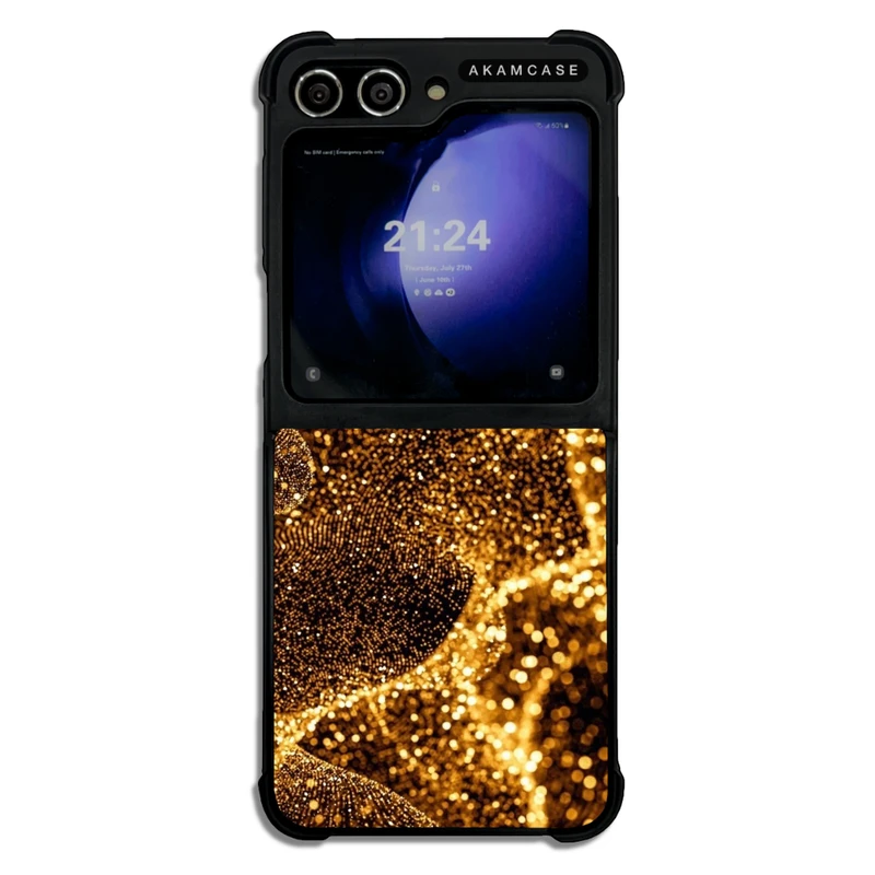 کاور آکام مدل AMC-WSGZFLIP5-SPARKLY-5 مناسب برای گوشی موبایل سامسونگ Galaxy Z Flip 5