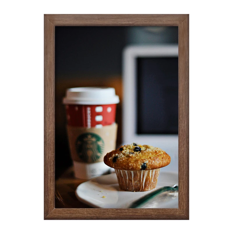 تابلو خندالو طرح قهوه و کاپ کیک کد F2529