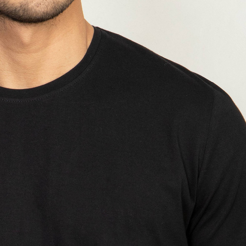 ست تی شرت و شلوار مردانه مدل 140251 رنگ مشکی