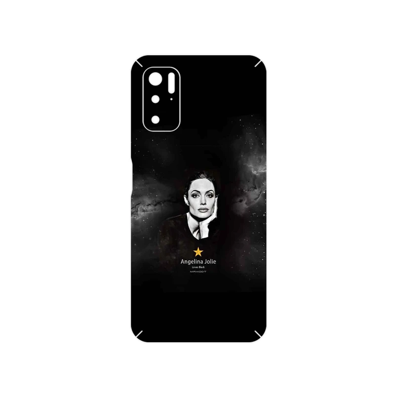 برچسب پوششی ماهوت مدل Angelina Jolie مناسب برای گوشی موبایل شیائومی Poco M3 Pro 5G