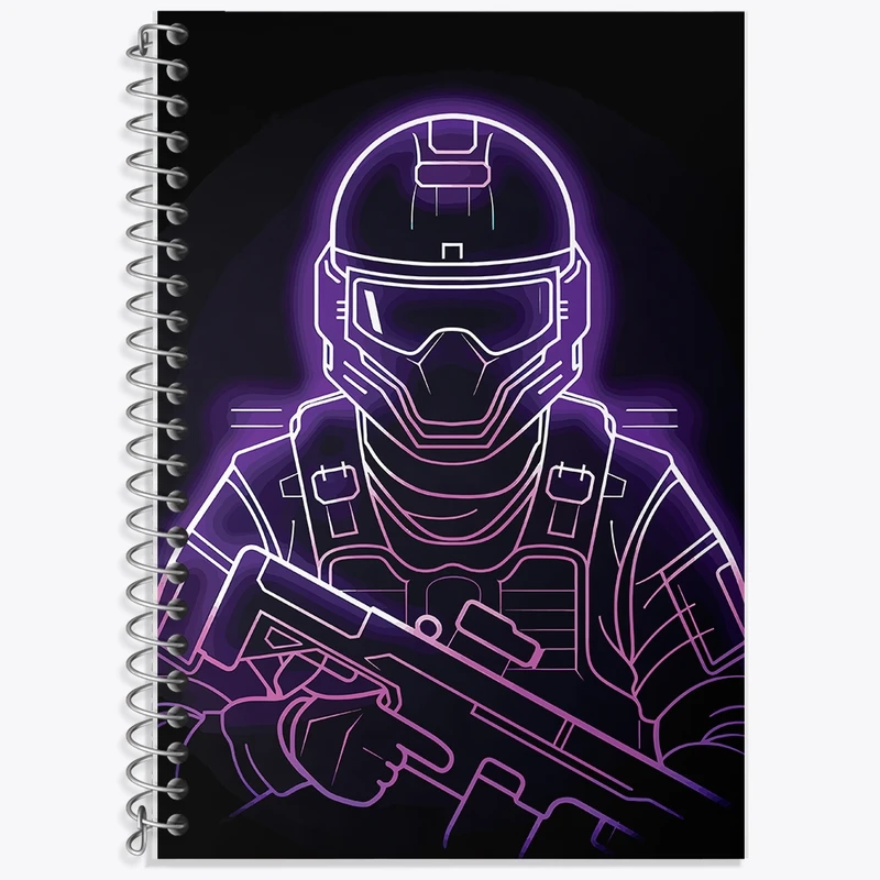 دفتر لغت 50 برگ خندالو طرح کال آف دیوتی (call Of Duty) کد F2305