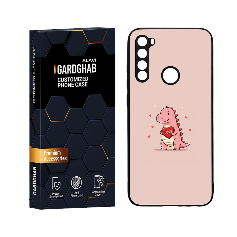 کاور گارد قاب علوی مدل دور ژله ای عاشقانه مناسب برای گوشی موبایل شیائومی Redmi Note 8