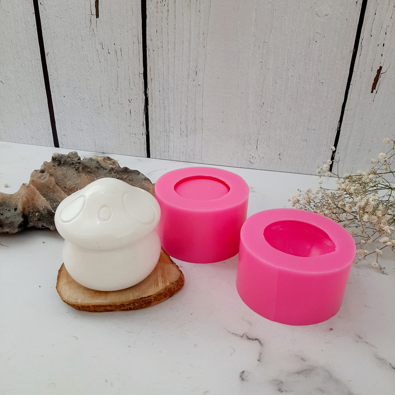 قالب سیلیکونی مدل بانکه طرح قارچ مجموعه 2 عددی