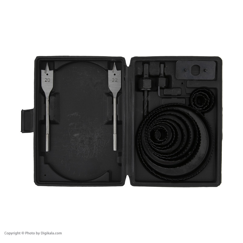 مته گردبر چوب برووک مدل 002 مجموعه 18 عددی