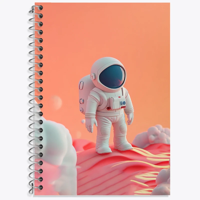 دفتر لغت 50 برگ خندالو طرح فضانورد کد N2243