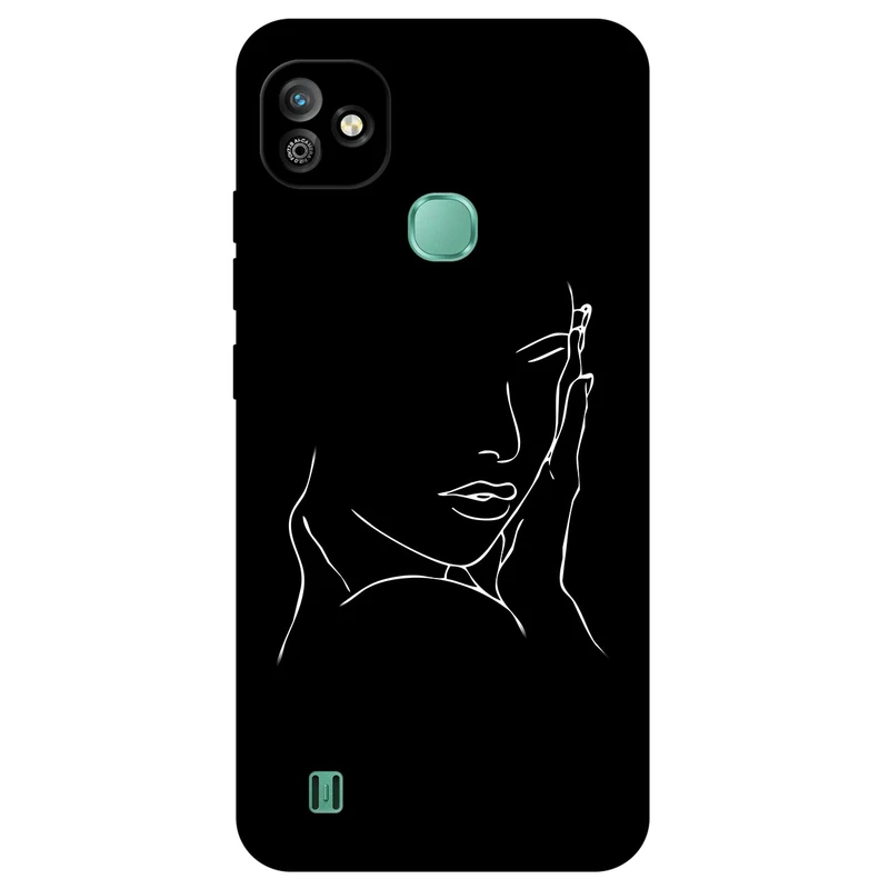 کاور مگافون طرح دخترانه مدل 8153 مناسب برای گوشی موبایل اینفینیکس Smart HD 2021