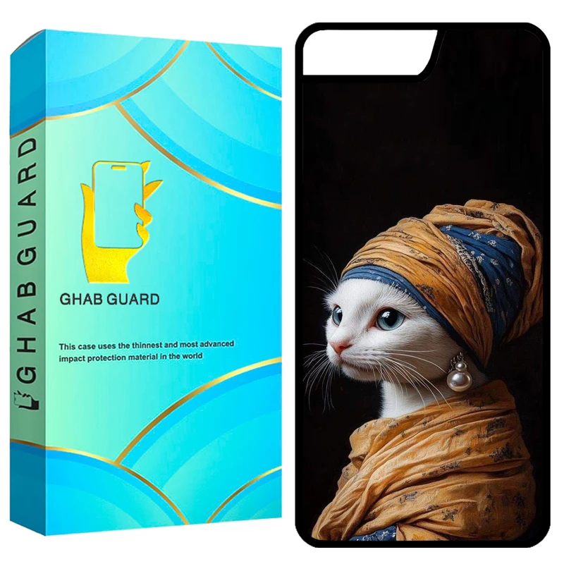 کاور قاب گارد طرح گربه مدل GCHP7P مناسب برای گوشی موبایل اپل iPhone 7 Plus / 8 Plus