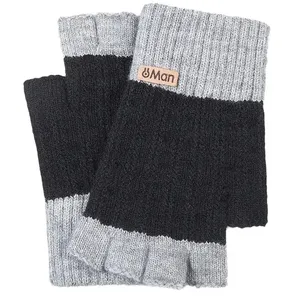 دستکش بافتنی مدل نیم انگشتی 808