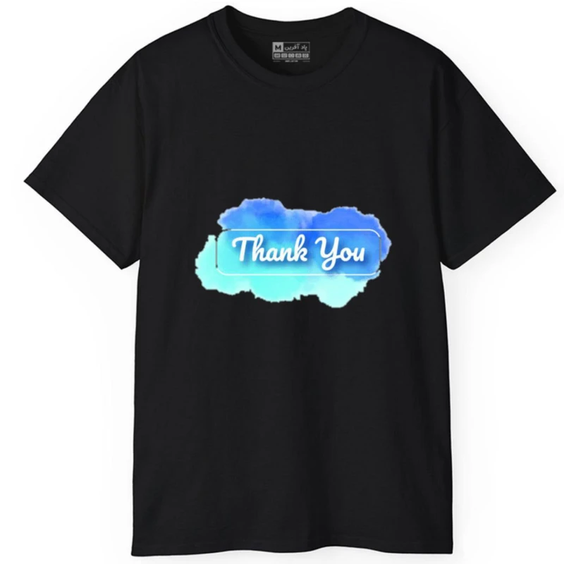 تی‌شرت آستین کوتاه مردانه پاد آفرین مدل کلمه انگلیسی کد 1913