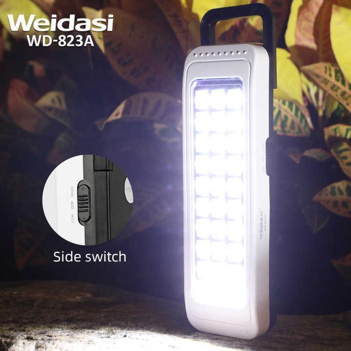 چراغ اضطراری ویداسی شارژی مدل WD-823A