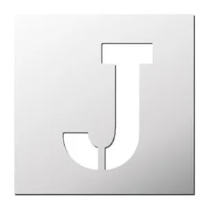   شابلون دکو رستا مدل حروف انگلیسی J کد S413
