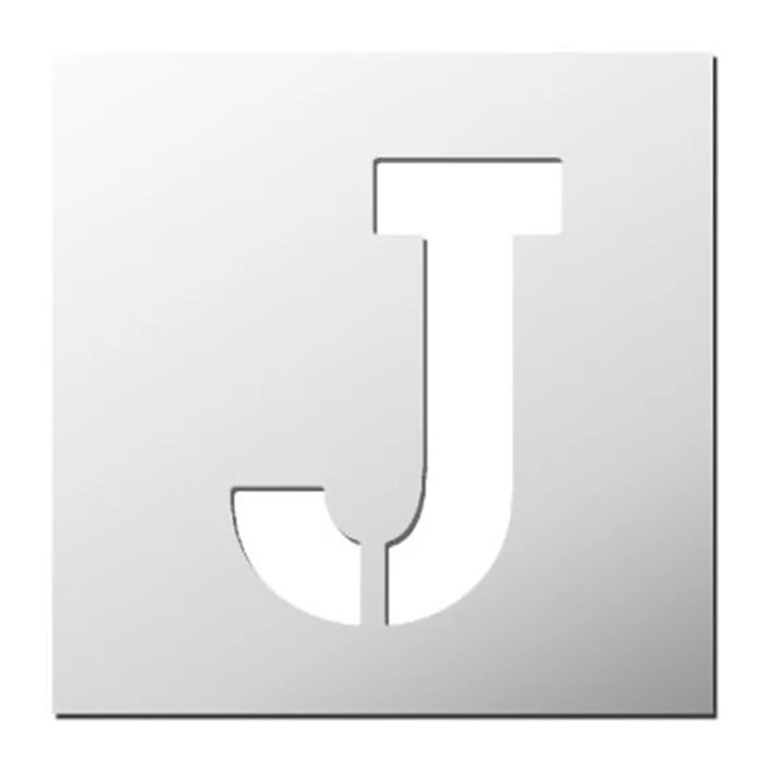   شابلون دکو رستا مدل حروف انگلیسی J کد S413