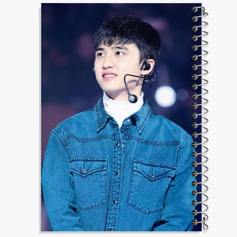 دفتر مشق 50 برگ خندالو مدل دی او گروه اکسو EXO  کد 13362