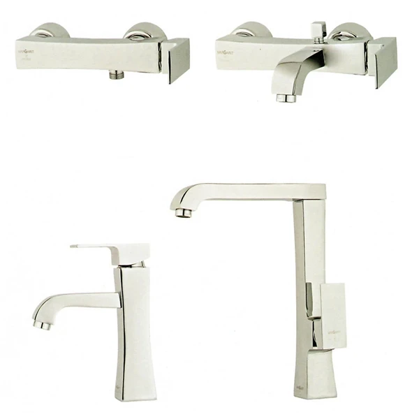 ست شیرآلات زاداک مدل آگرین مجموعه 4 عددی