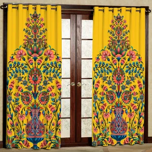 پرده مدل هازان پانچی کد 1315 سایز 140x200 سانتی متر