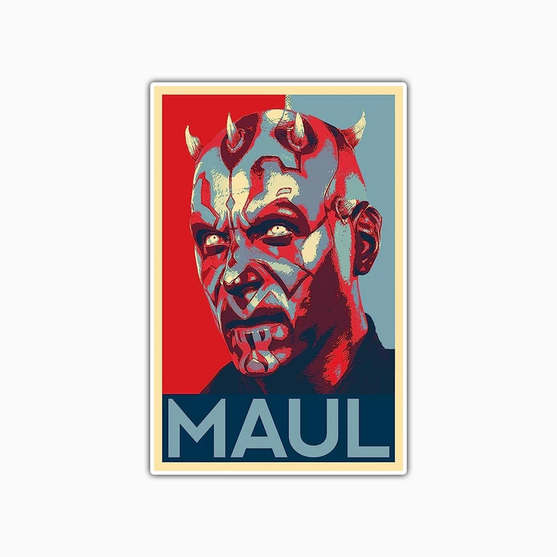 استیکر لپ تاپ و موبایل بووم طرح فیلم مدل Darth Maul کد TA2