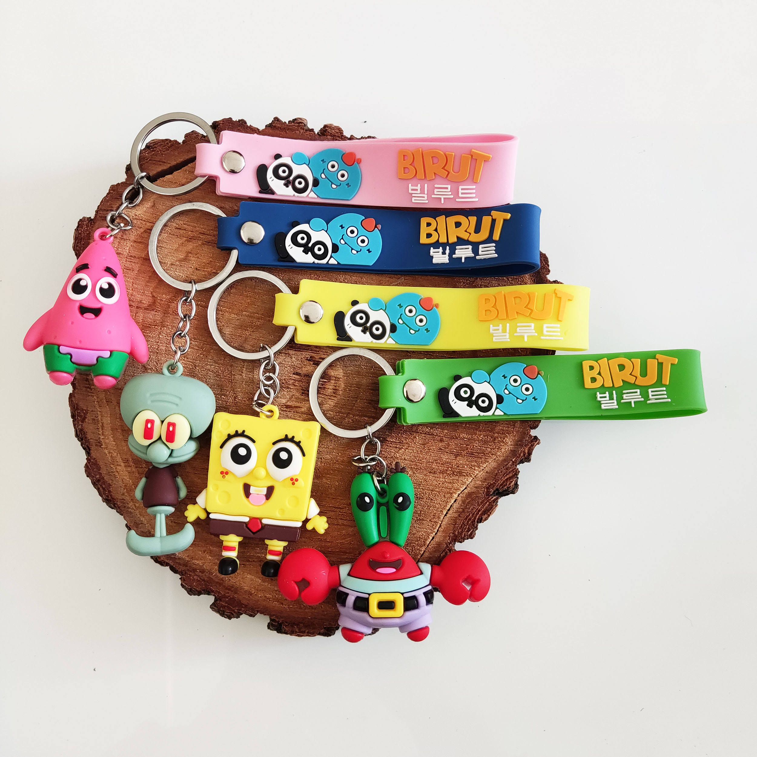 جاکلیدی مدل سیلیکونی طرح باب اسفنجی و دوستان کد DB21