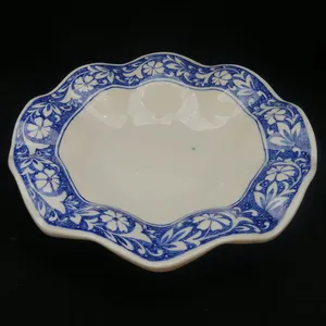 شیرینی خوری سرامیکی هیوا طرح موج ارغوان کد 11849997