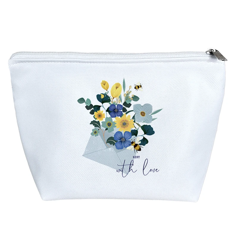 کیف لوازم آرایش دخترانه خندالو مدل پاکت گل کد H1751