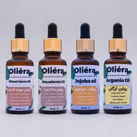 روغن گیاهی صورت اُلیئرا مدل روغن آرگان ، جوجوبا ، ماکادمیا و جوانه گندم روتین پوستی شاداب و جوان کننده پوست مناسب برای انواع پوست حجم 120 میلی&zwnj;لیتر بسته 4 عددی 