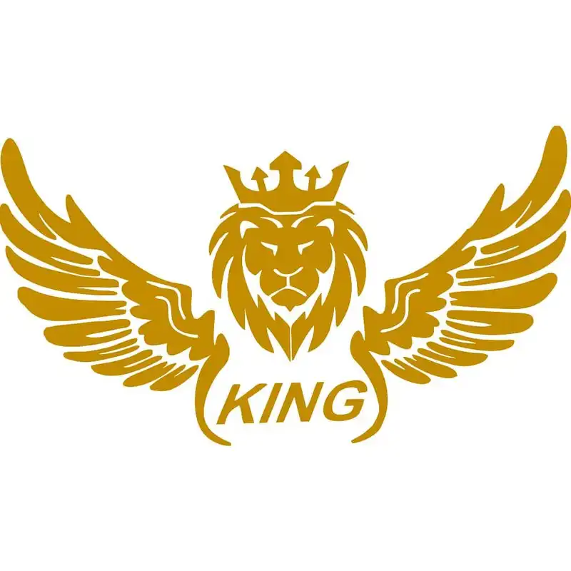 برچسب بدنه خودرو طرح بال طلایی کد SB101T