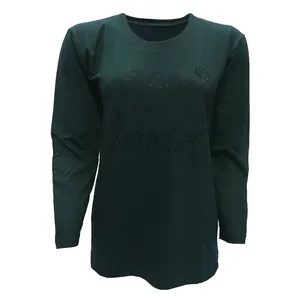 بلوز زنانه مدل قو کد tm-1609 رنگ سبز