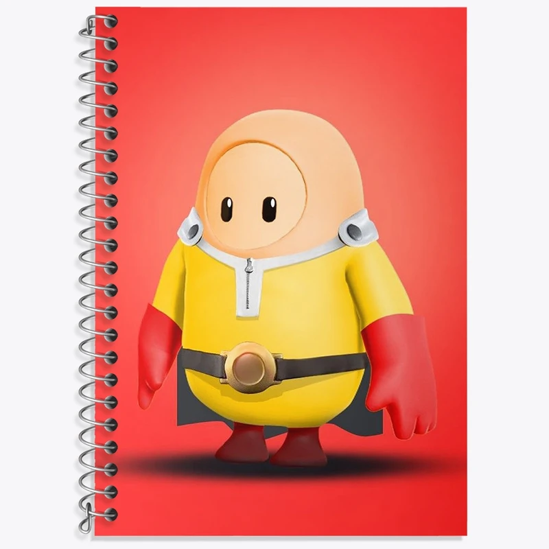 دفتر لغت 50 برگ خندالو طرح بازی فال گایز (Fall Guys) کد 32823