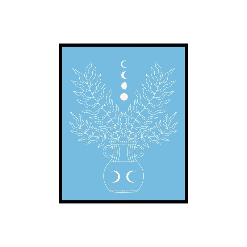 پوستر مدل فازهای ماه