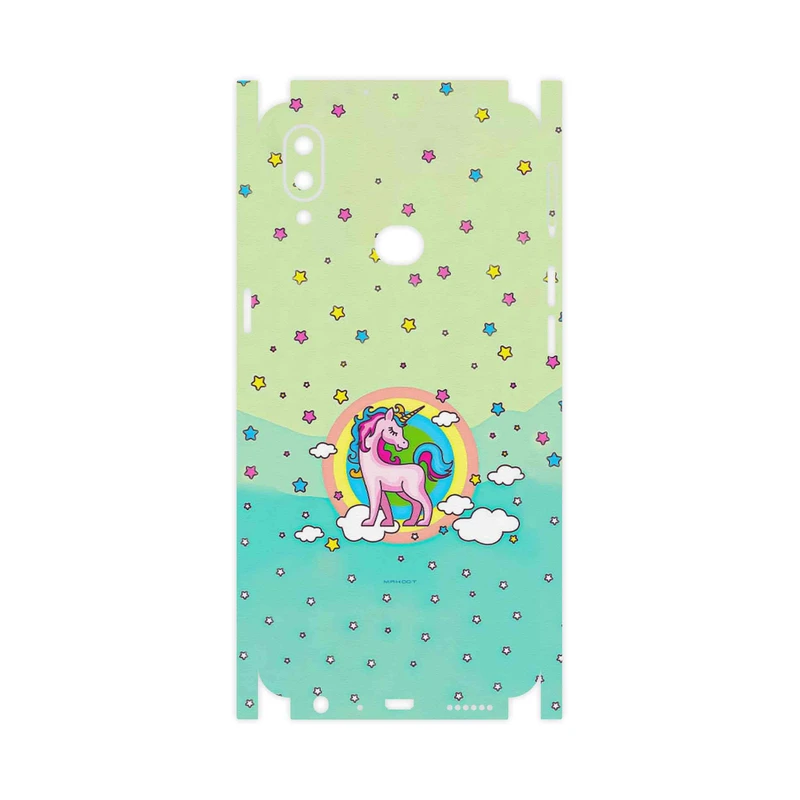 برچسب پوششی ماهوت مدل Rainbow unicorn adventure-FullSkin مناسب برای گوشی موبایل سامسونگ Galaxy A10s