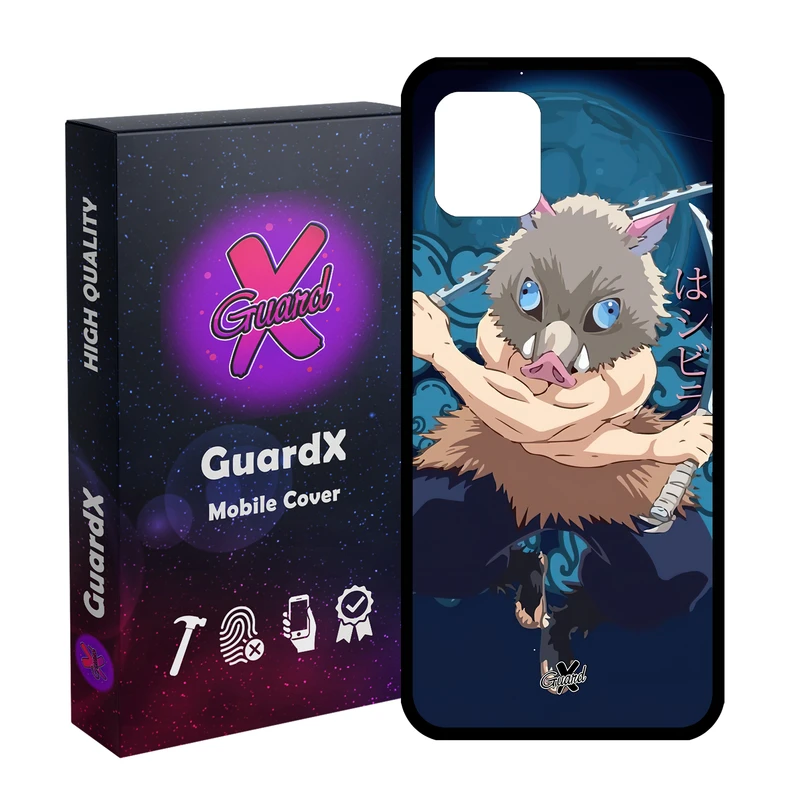 کاور گارد ایکس طرح شیطان کش انیمه مدل Glass10560 مناسب برای گوشی موبایل سامسونگ Galaxy Note 10 Lite / A81