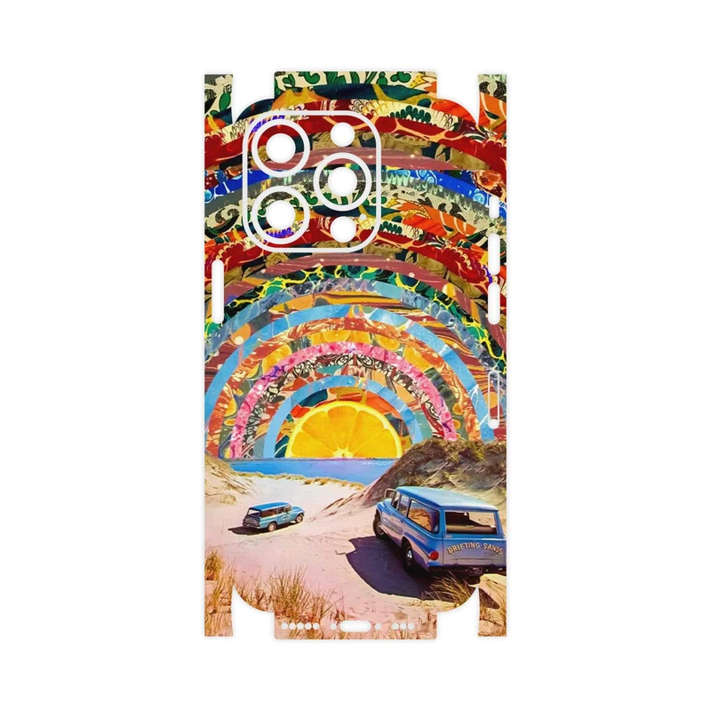 برچسب پوششی ماهوت مدل Collage of Orange Sky-FullSkin مناسب برای گوشی موبایل اپل iPhone 14 Pro