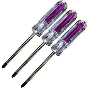 پیچ گوشتی چهارسو میکس مدل AT - 6x100 بسته 3 عددی