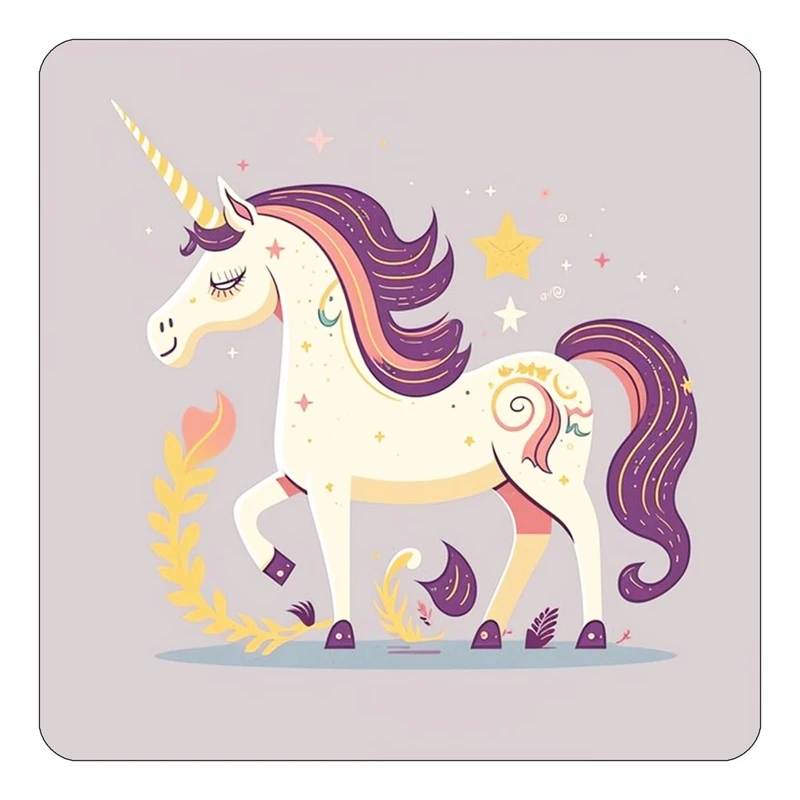 مگنت کاکتی طرح اسب تک شاخ و یونیکورن مدل mp32324