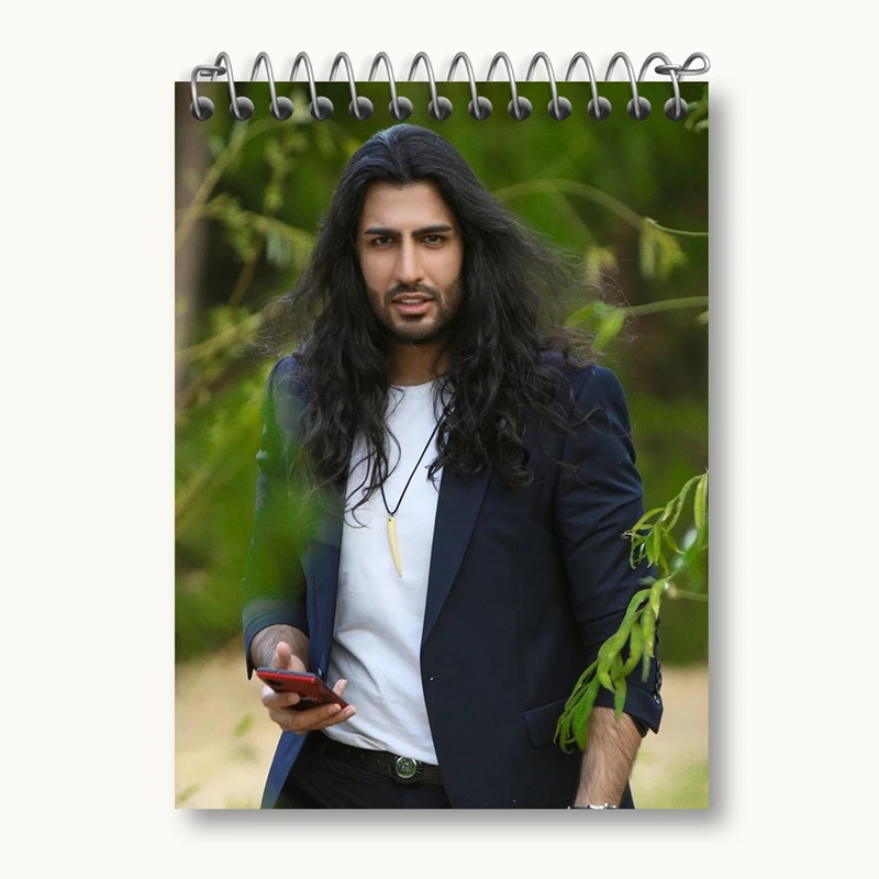 دفتر یادداشت 50 برگ خندالو مدل رهام هادیان ماکان بند کد 27269